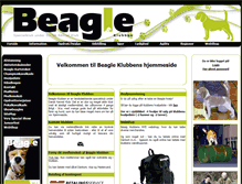 Tablet Screenshot of beagleclub.dk