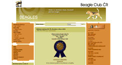 Desktop Screenshot of beagleclub.cz
