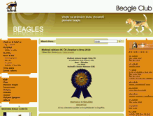Tablet Screenshot of beagleclub.cz