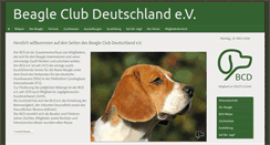 Desktop Screenshot of beagleclub.de
