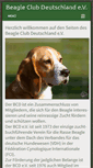 Mobile Screenshot of beagleclub.de